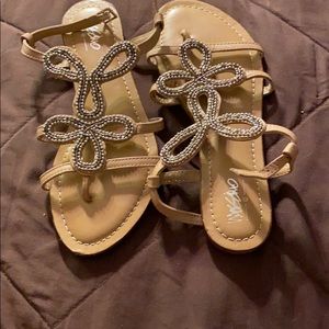 Nude sandals